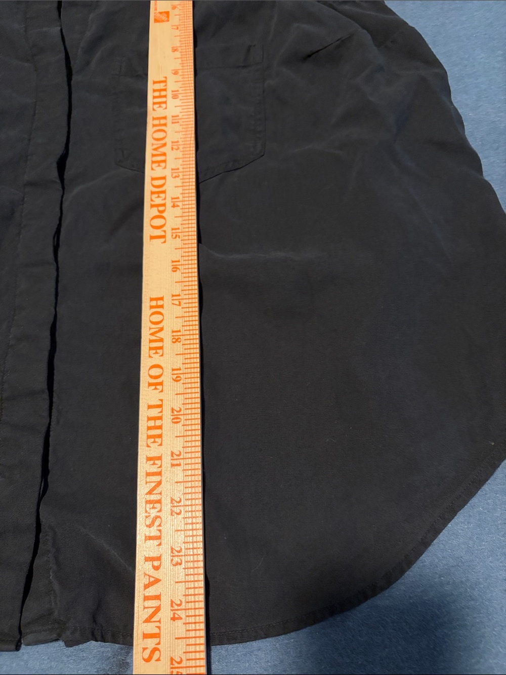 cloth & stone Black Sleeveless Button-Front Utility Shirt size 1X - Picture 6 of 6